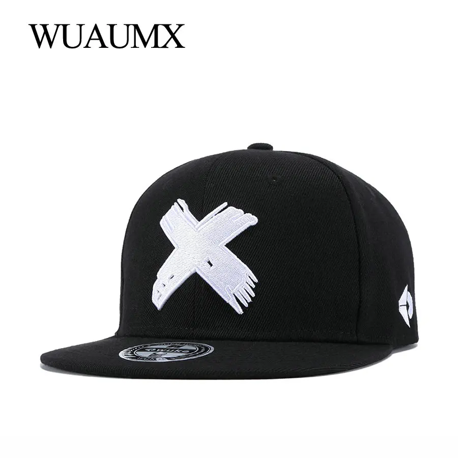 Wuaumx новый фирменный x вышивка snapback Кепки S для Для женщин мужчин Классические