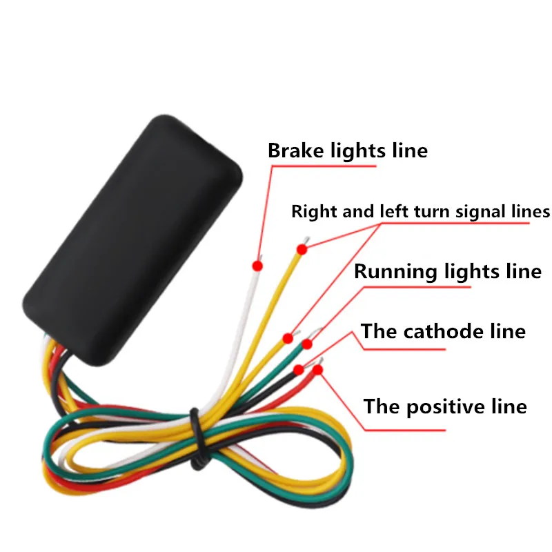 22CM 3W LED Motorcycle Rear Brake Stop Strip Light Left/Right Trun Flowing Lamp with Control Box 12V 12LED RGB | Автомобили и