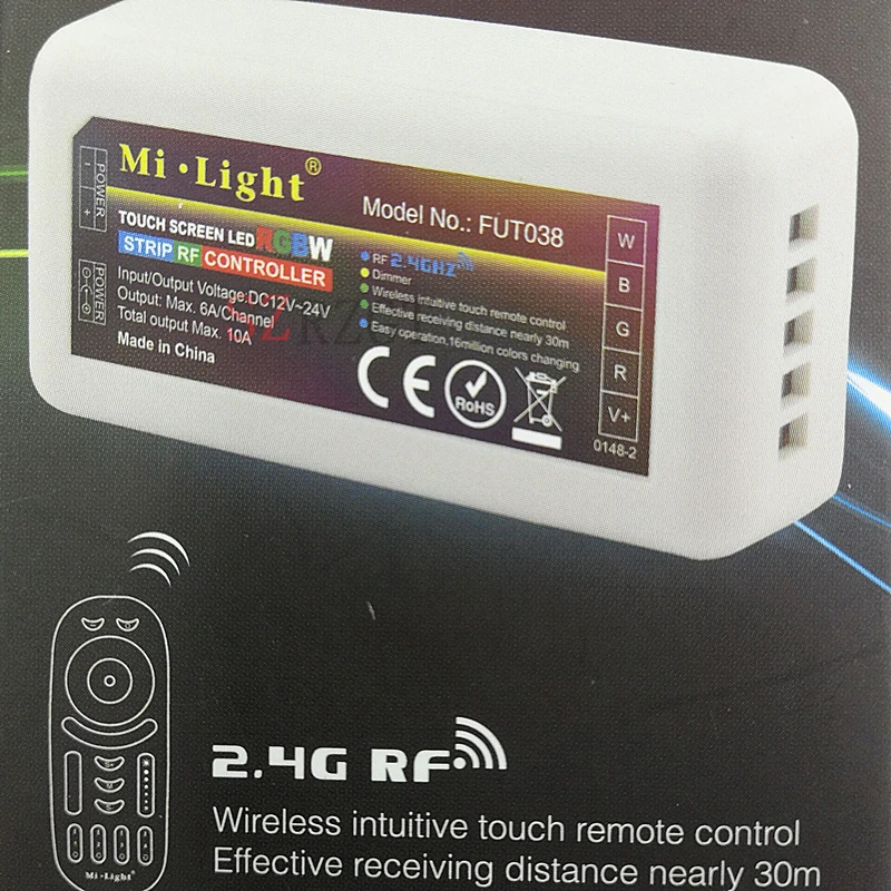 DC12 24V Milight 2 4G беспроводной 4 зоны wifi RF Диммер mi. light пульт дистанционного управления