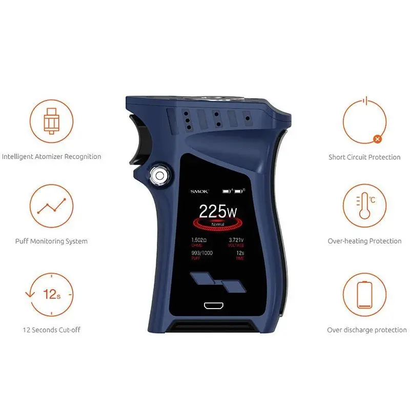 Электронная сигарета техники Mag Box Mod Original SMOK комплект 225 Райт ручной Vape для