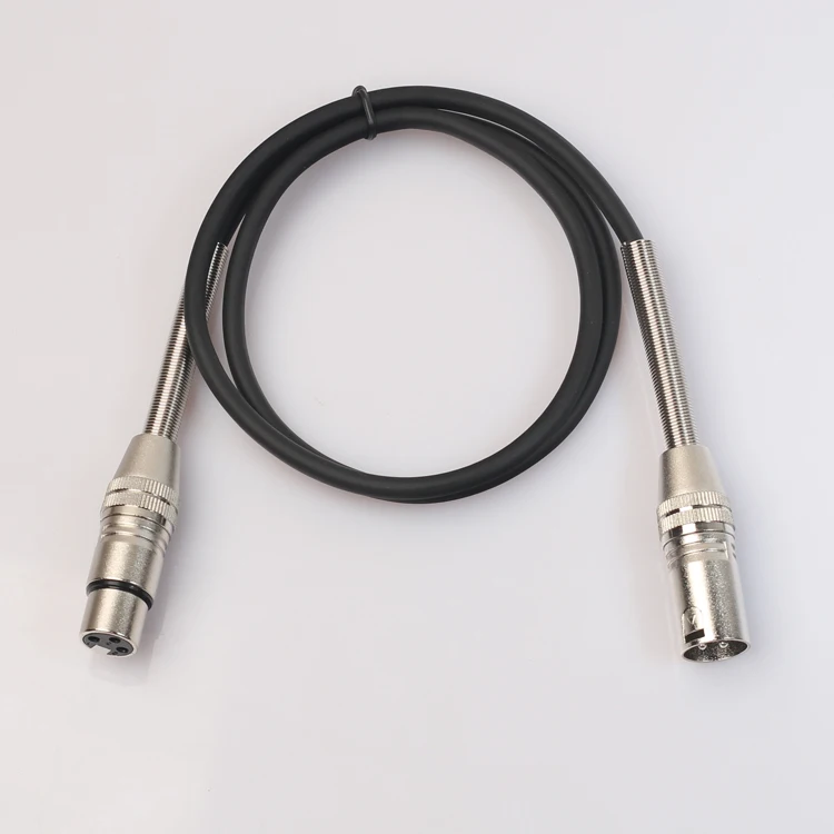 REXLIS XLR кабель мужчин и женщин M/F с весны защиты для микрофона усилитель Фольга +