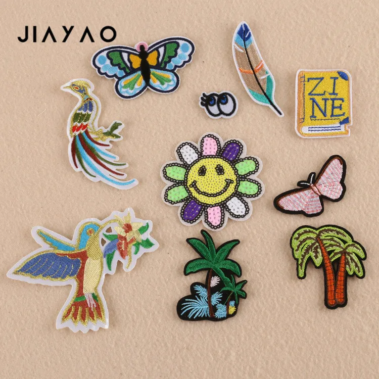 Мультфильм DIY искусственная Орхидея Бабочка кокосовое патч аксессуары обувь и