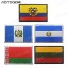 Нашивка с флагом европы америки Эквадором, Гватемалой, Сальвадором, Литвой, Беларуси
