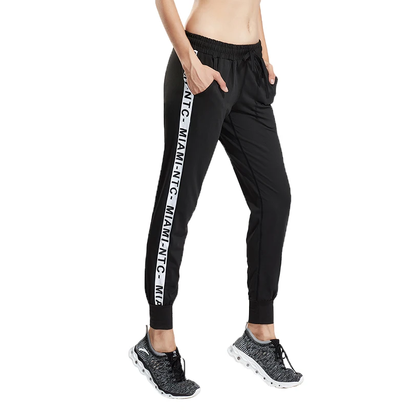 BESGO/спортивные Леггинсы для фитнеса и йоги с буквенным принтом