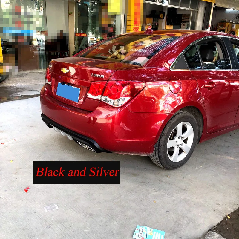 Для Шевроле спойлер Cruze 2009 2010 2011 2012 2013 красиво декорированный задний бампер диффузор протектор обвес
