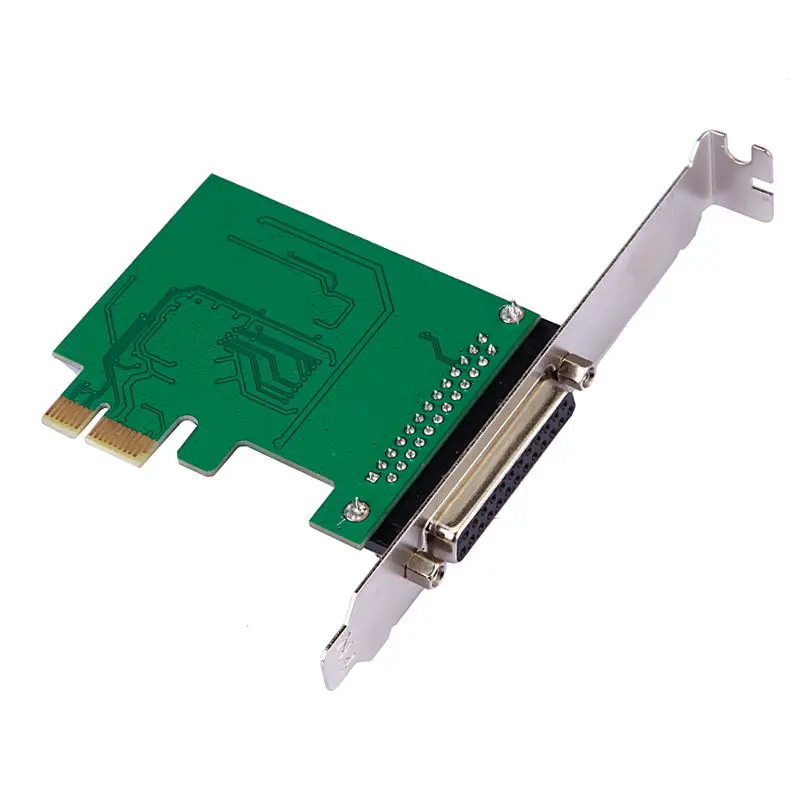 Новый параллельно Порты и разъёмы DB25 принтер LPT на PCI-E Express Card конвертер адаптер Win7