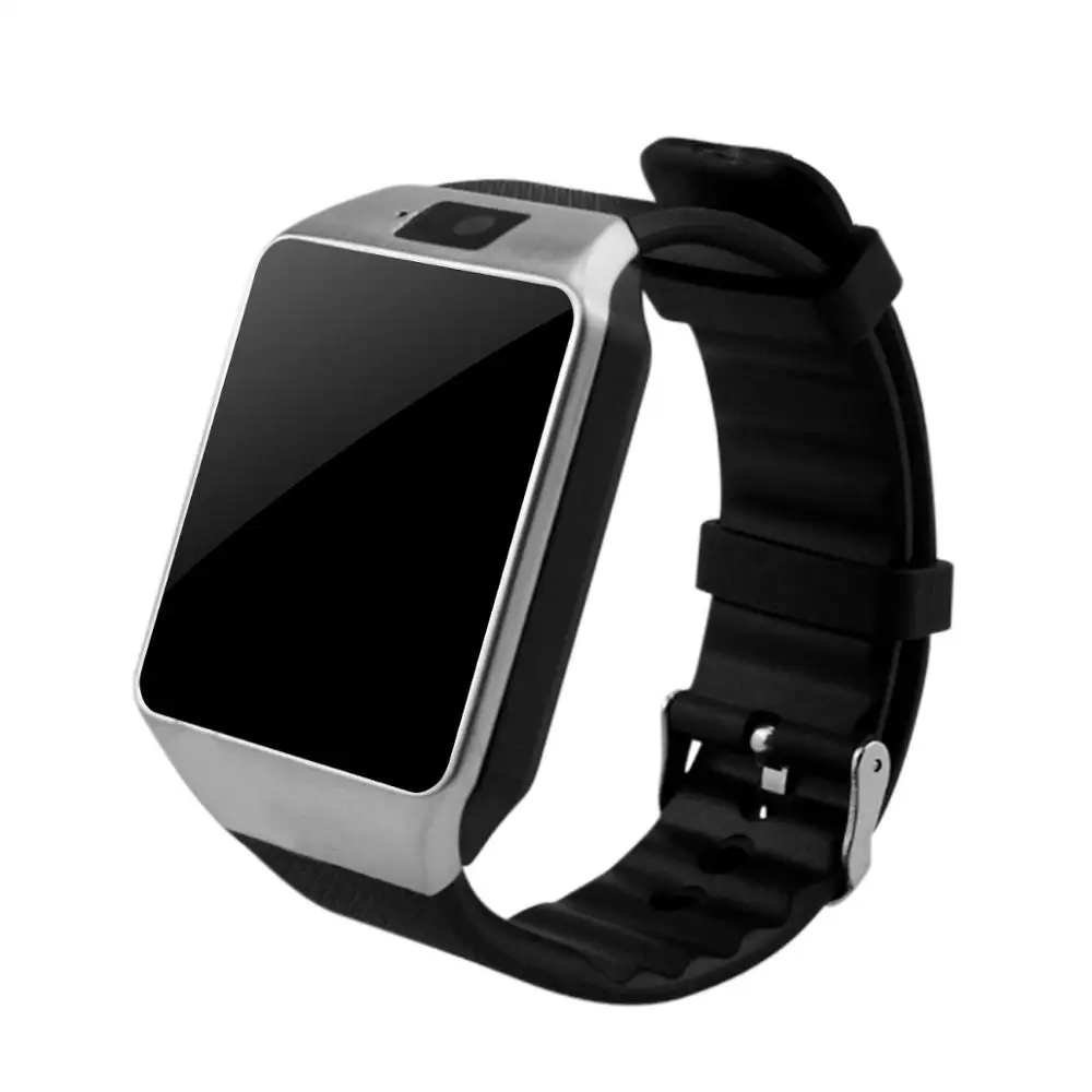 Cawono dz09 Bluetooth Smart Часы SmartWatch relogios смотреть TF sim-карты Камера для iphone Samsung Huawei телефона Android PK Y1 q18 - Цвет: Sliver