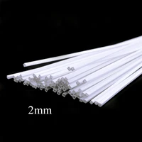 2mm abs plastic white square tube pipe for architecture model making
