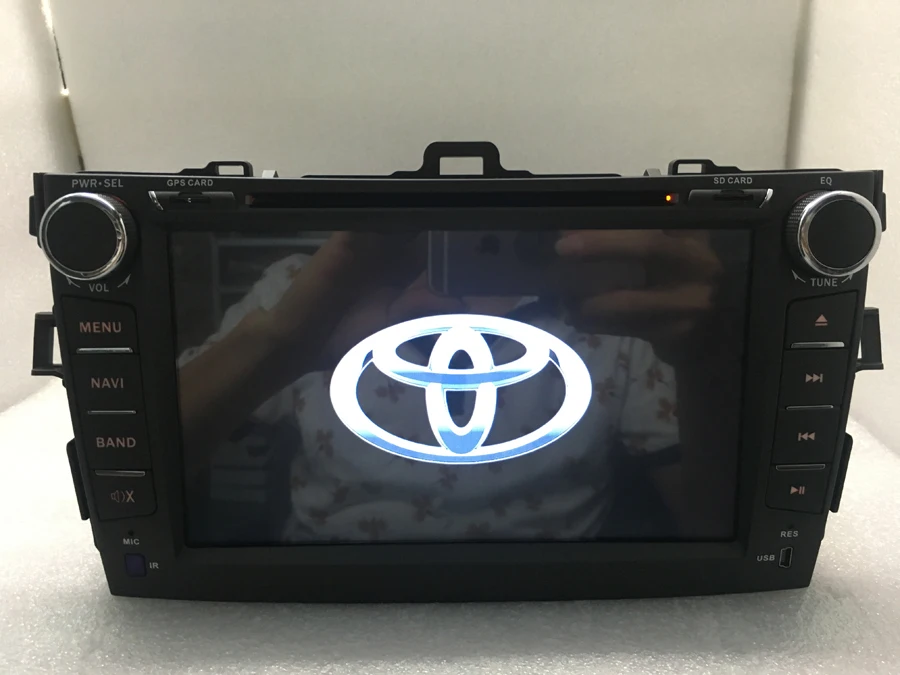 Android 6.0 Quad Core 1024*600 dvd-плеер автомобиля 2din Car 1.6 г 16 ГБ 3 г/Wi-Fi радио GPS для Toyota Corolla 2006-2011