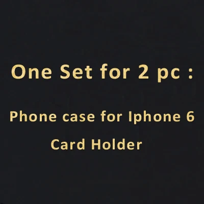 For Iphone 6 Hiram Beron сделай свой собственный бумажник для карт чехол croco с узким карманом для карт Рождественский подарок Прямая поставка - Цвет: For Iphone 6