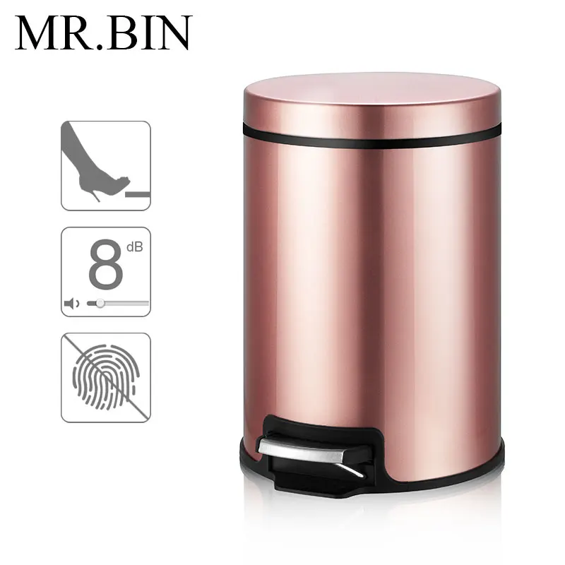 MR. BIN Macaron Plus мусорная корзина с емкостью 5л/8л/12л красочная Ножная Педаль