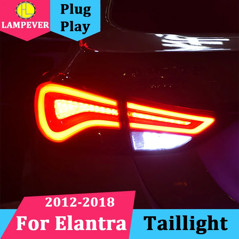 Автомобильный Стайлинг для Hyundai Elantra задний фонарь s 2012 2018 новый Tuscon Avante