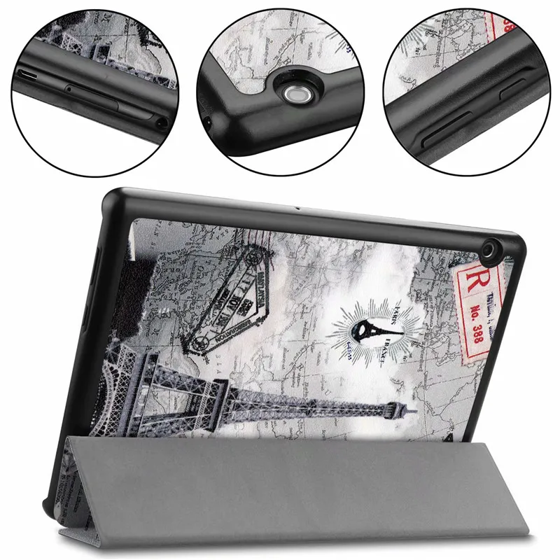 Кожаный чехол для планшета Huawei MediaPad T5 10 AGS2 W09/L09/L03/W19 1 дюйма подставка +