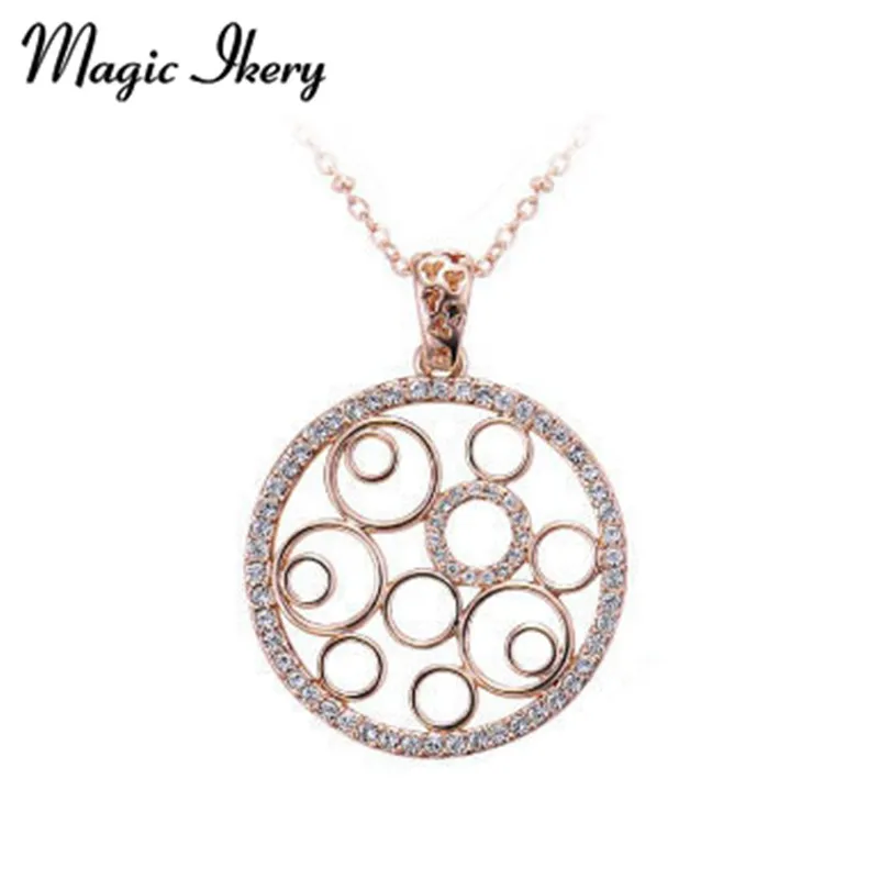 Женские винтажные Круглые Подвески Magic Ikery золотистого цвета в этническом стиле с