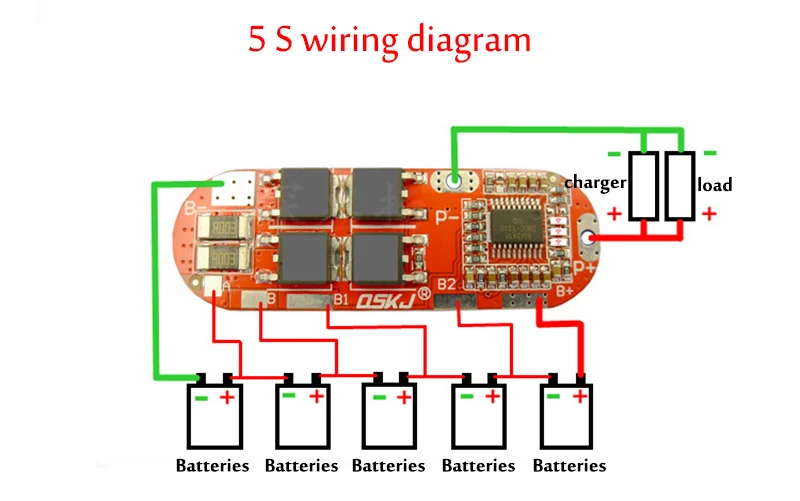 3 шт./лот BMS 25A 3S 12 6 V 4S 16 8 5S 21V 18650 Защитная печатная плата для зарядки литий ионной