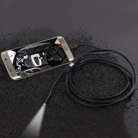 6 led 7mm 33 55m lens usb inspection endoscope camera snake tube ip67 waterproof borescope for android for pc