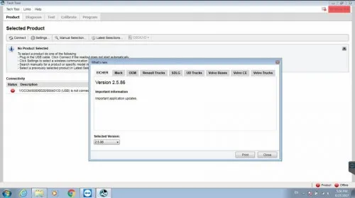 Новые Techtool 2.5.87 развития с Devtool v2 и version3/и 4 последний acpi + upadate для Volvo /Renault/Мак |