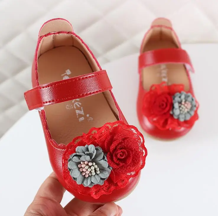 2019 новинка весеннее кружевное платье с цветочным узором для маленьких девочек