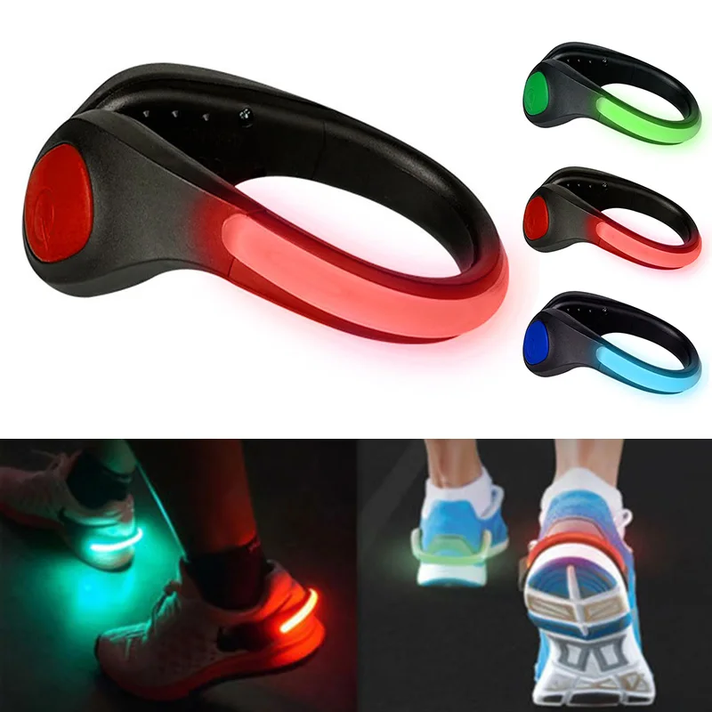 

Sports Running Safety USB LED Shoes Clip Luminous Light Reflective No-slip Clips MC889