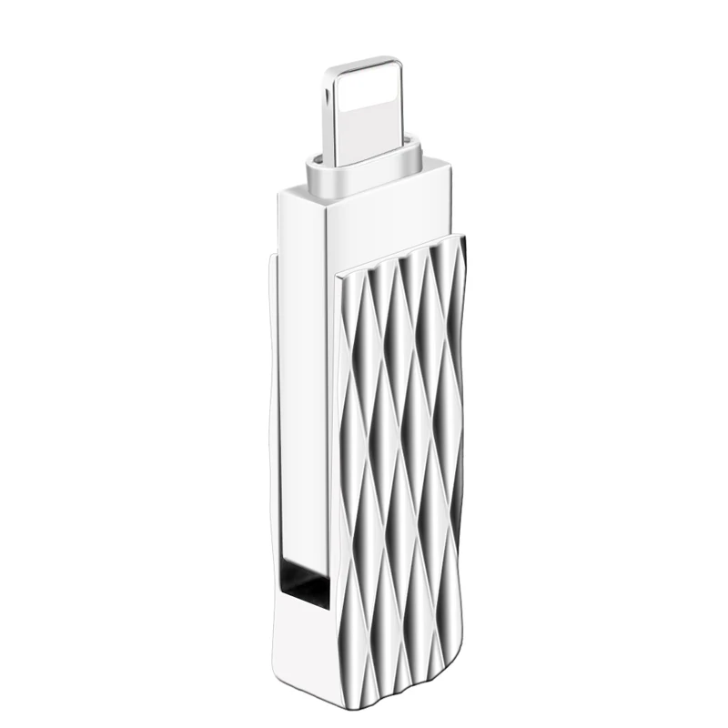 2018 USB флешка 3 0 для iphone 8/7/плюс 6 5 5S Ipad PC металлическая подвеска 128 ГБ 64 32 16 высокое