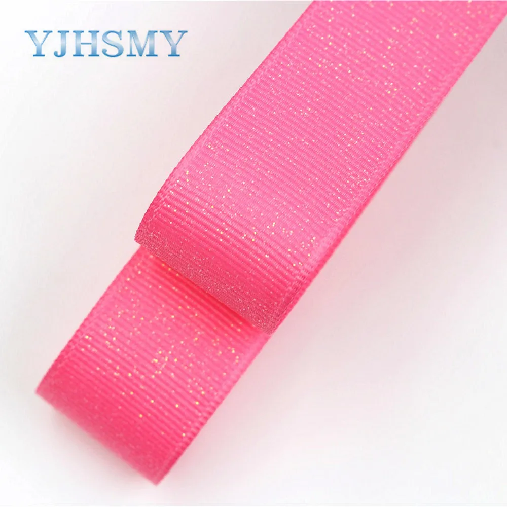 YJHSMY D-17808-694 22 мм 10 ярдов флэш-ленты термопечать grosgrain Свадебные аксессуары DIY