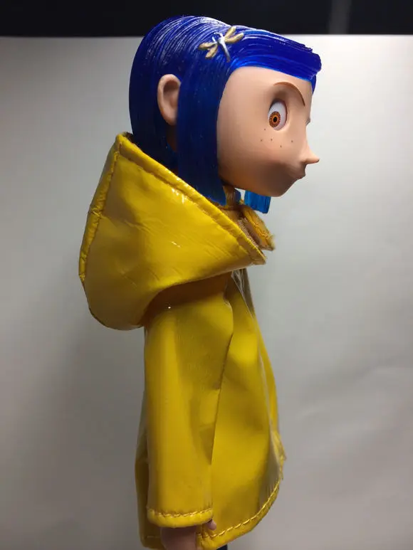 NECA фильм Коралина и секретная дверь плащ ПВХ Фигурки игрушки|Игровые фигурки