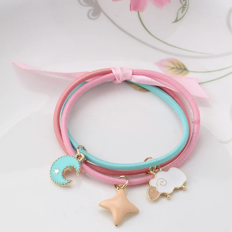 Женские резинки для волос M MISM ярких цветов с бантиком аксессуары изображением