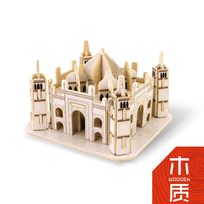 Тадж Махал Лондонский мост церкви buiilding 3D деревянные головоломки Англия франция