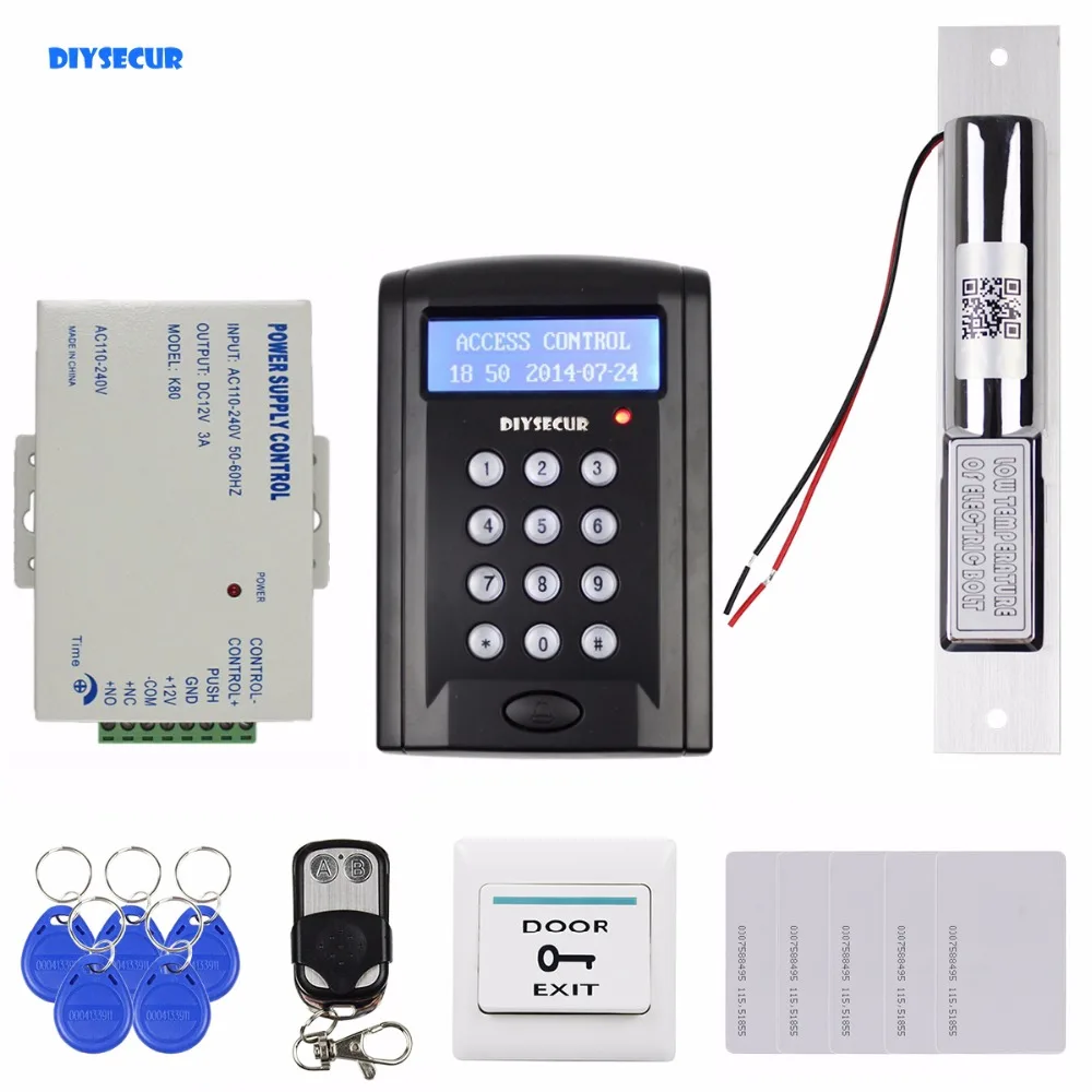 Пульт дистанционного управления DIYSECUR 125 кГц RFID Клавиатура система контроля
