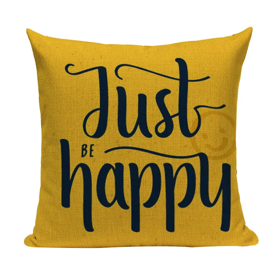 Наволочка на заказ льняная наволочка черно белая ручная роспись желтая милая