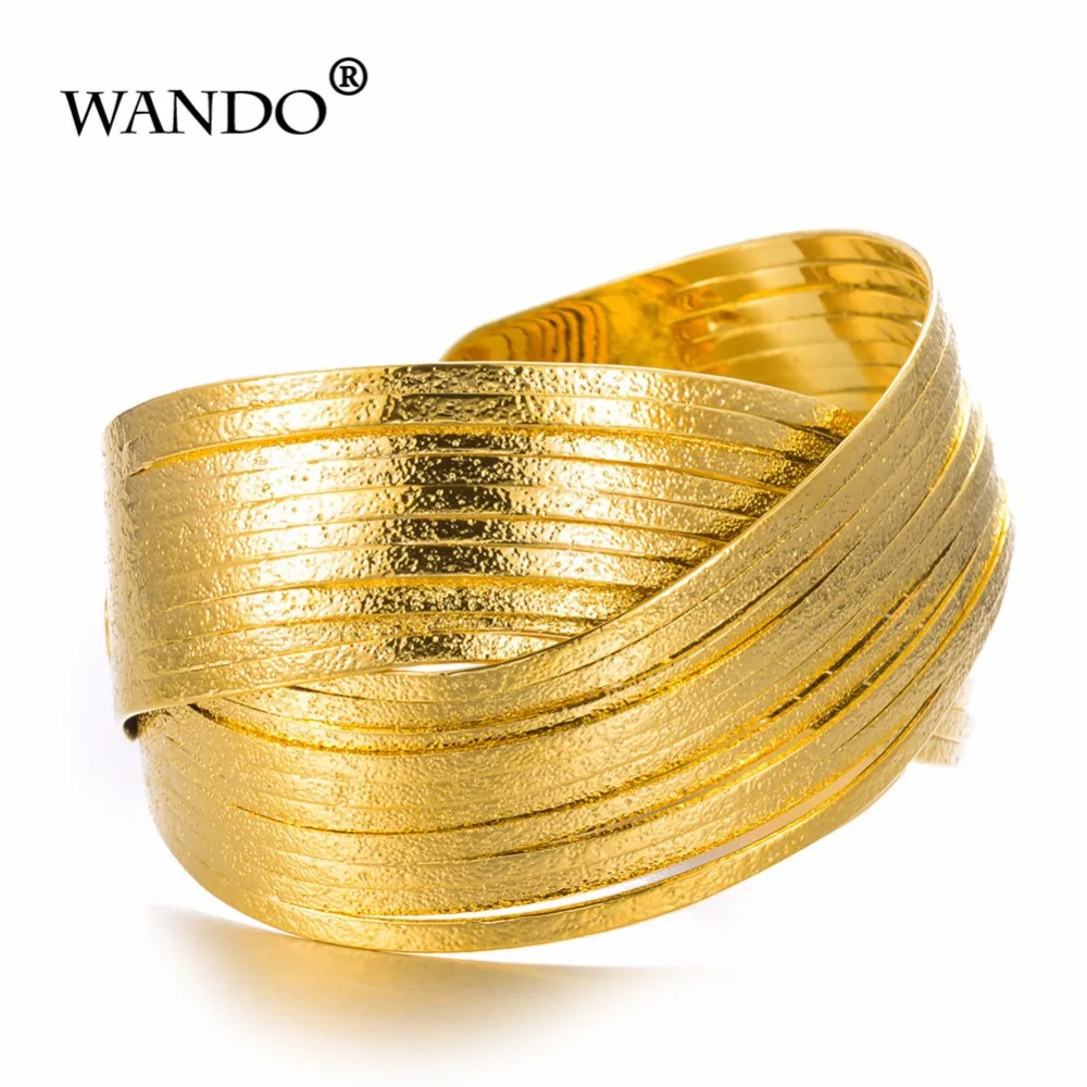WANDO новейший золотой браслет Эфиопский Дубай ювелирные изделия африканские