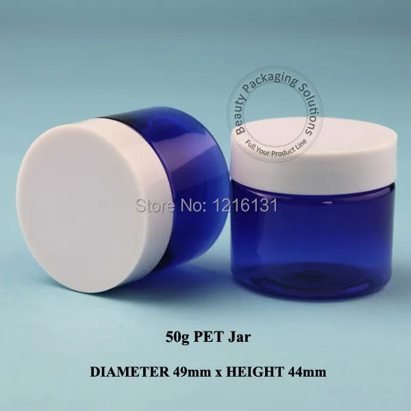 Пластиковая банка для крема домашних животных 50 шт. г пустая бутылка маски лица