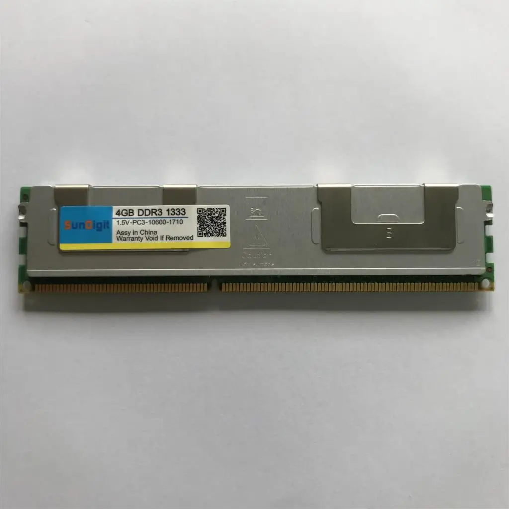 Для серверной памяти R DIMM RAM s DDR3 4 ГБ 8 1333 МГц PC3 10600R 2Rx4 ECC REG RDIMM DDR 3 или X79 пожизненная