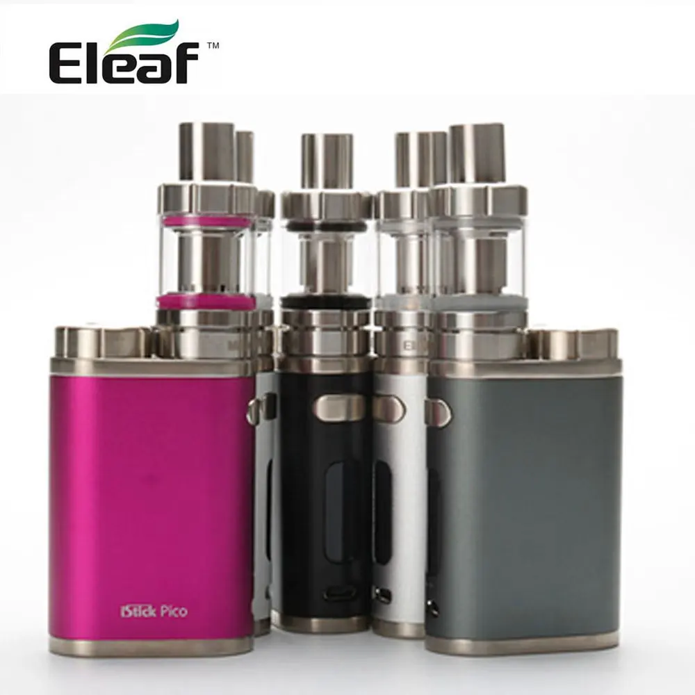 Оригинальный набор Eleaf iStick Pico 75 Вт 2 мл мини бак MELO 3 для вейпа с ЭЦ 0 Ом/0 5 Ом