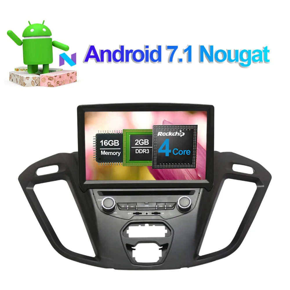 Android 8 0 Восьмиядерный 4 Гб RAM автомобильный DVD мультимедийный плеер с Bluetooth для Ford