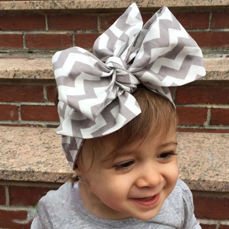 Children Infant Girl Hair Band Stripe Bow Ribon Ring Circle Branch Hairband Baby Handband Headwear Hairwear Accessory | Детская одежда