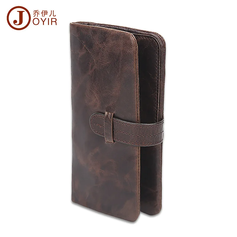 052618 new hot yesetn men leather long design money clips male vintage change purse | Багаж и сумки