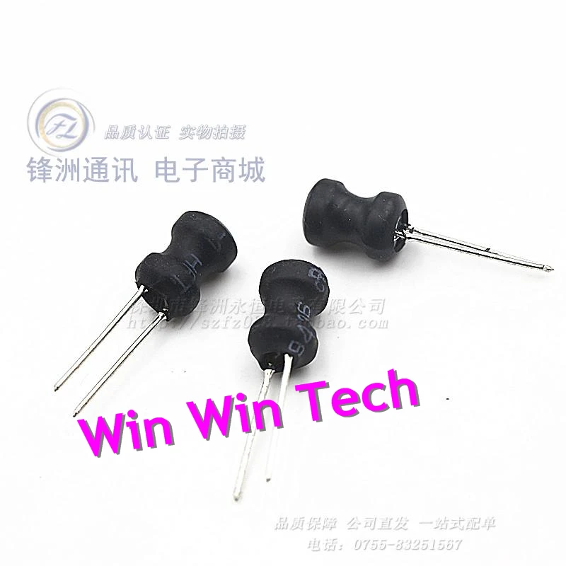 

100PCS 0608-100UH 6*8mm 5mm +inductance