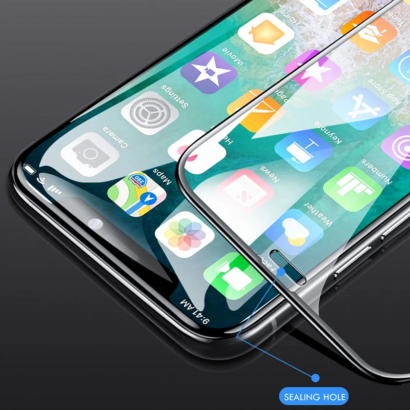 Защитное стекло 10D для iPhone X XR XS Max 7 8 6 Plus защитный чехол aphone Tremp i XSMAX iphoe aifon