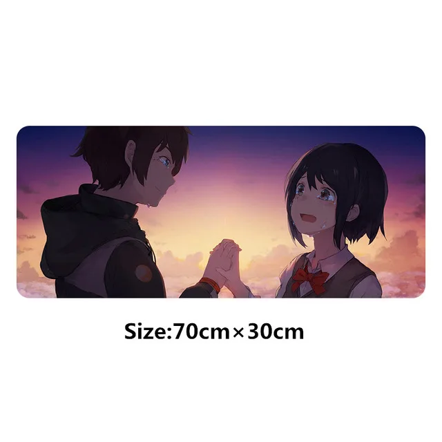 3 70x30 см большой коврик для мыши ваше имя японский сексуальный аниме Otaku ноутбук XL коврик для мыши игровой лучший ПК настольный коврик красивая девушка - Цвет: 3