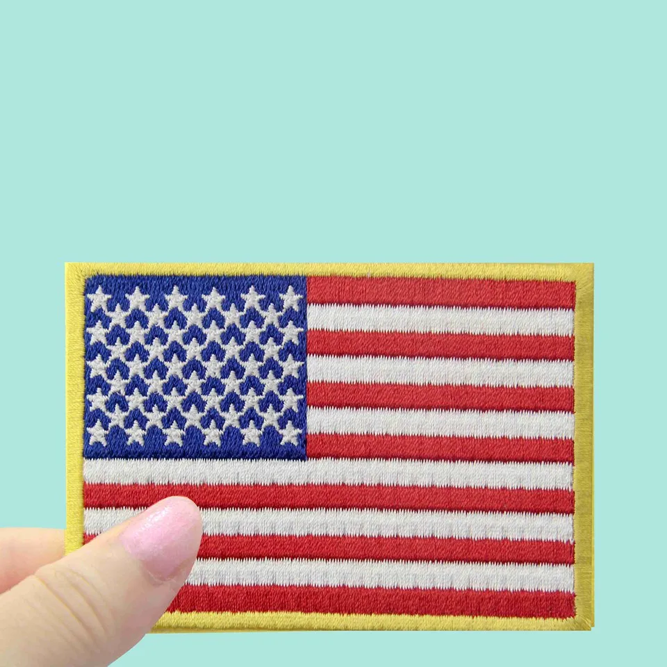 Embird patches экологически чистые патчи для куртки американский флаг вышитая сумка