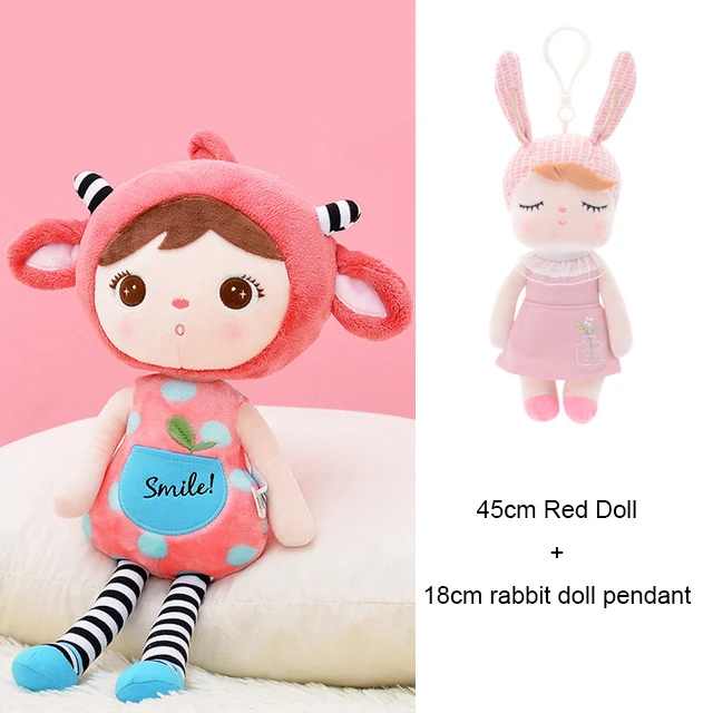 45 см+ 18 см Набор Kawaii Плюшевые животные мультфильм детская игрушка для девочек мальчик плюшевый коала панда Успокаивающая кукла подарок на день рождения мягкое качество сна - Цвет: 4