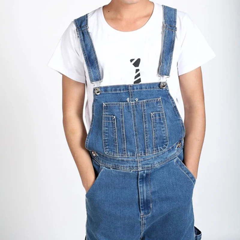 Idopy/осенне зимний мужской джинсовый комбинезон ковбойский большой размер 30 40