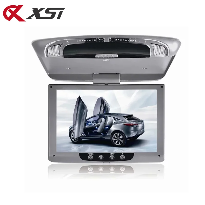 Автомобильный цветной монитор XST потолочный видеоэкран 9 дюймов 800*480 с креплением