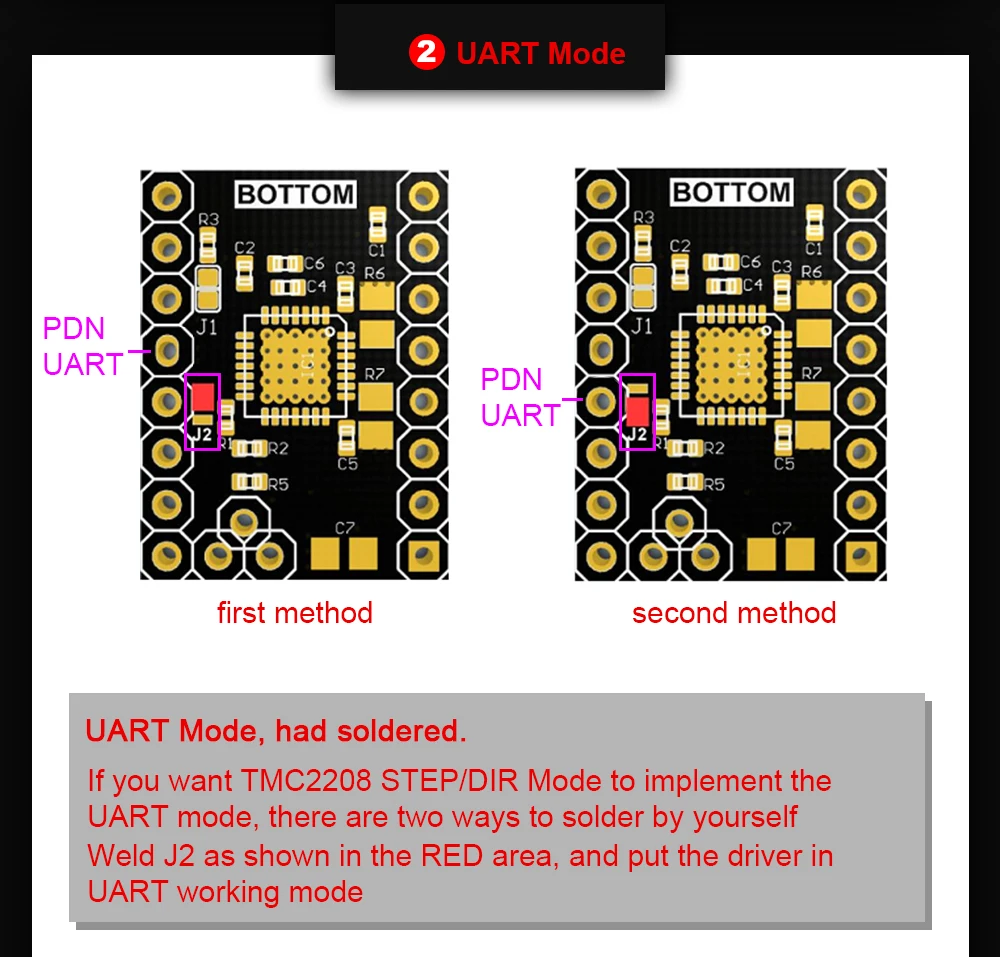 BIGTREETECH TMC2208 V3.0 UART Драйвер шагового двигателя для SKR V1.3 MKS Gen V1.4 контроллер RepRap Mute StepStick TMC2100 3d принтер