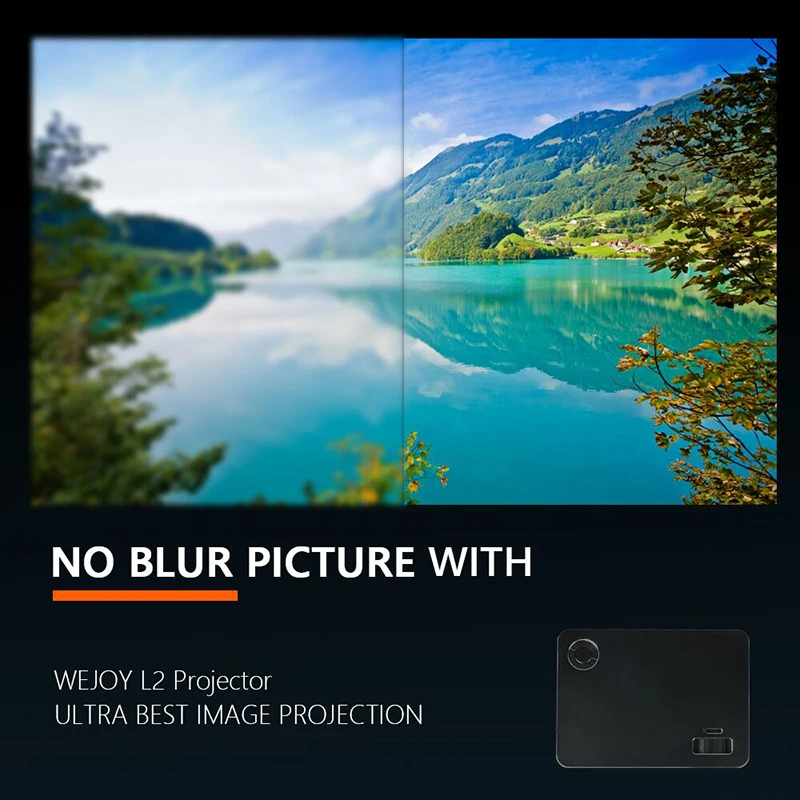 Светодиодный проектор Wejoy L2 + для домашнего кинотеатра система Full HD Android экран 5 8