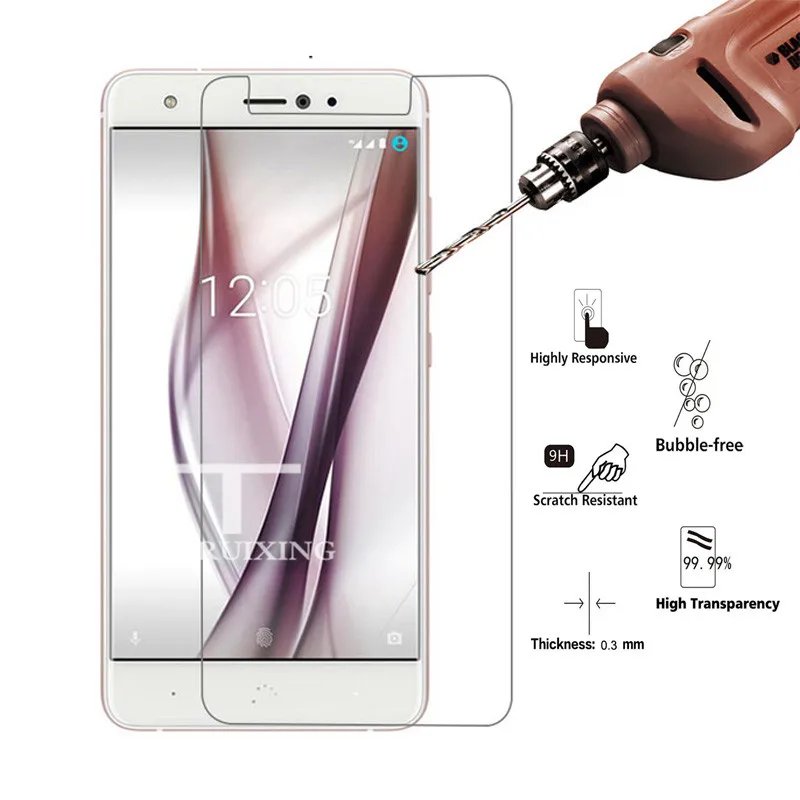 Закаленное стекло 9H для BQ Aquaris X защита экрана защитная стеклянная пленка