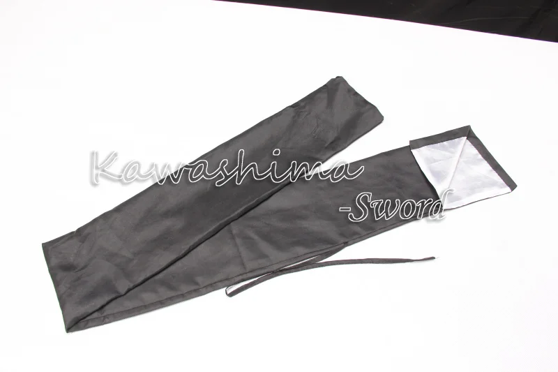 Японский самурайский меч Шелковый мешок черная ткань для катаны вакидзаси Танто