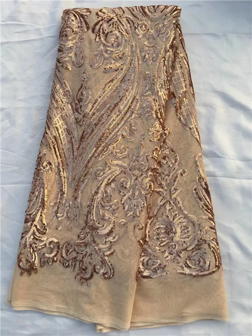 2017 новейшая чистая кружевная ткань с блестками 130 см * 450 для свадебных швейных