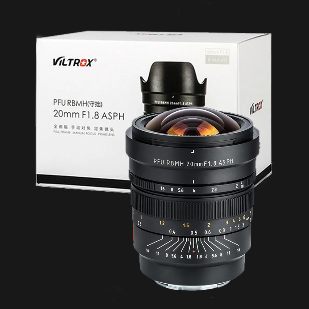 Viltrox 20 мм F1.8 Большая диафрагма Полнокадровый широкоугольный основной Объектив